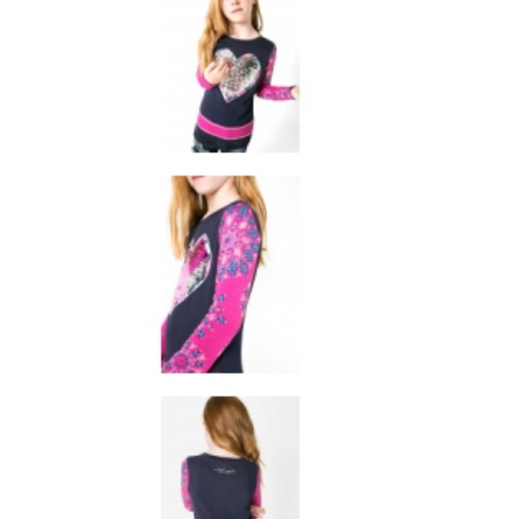 Desigual reversible sequin, long sleeve shirt - Picture 6 of 6